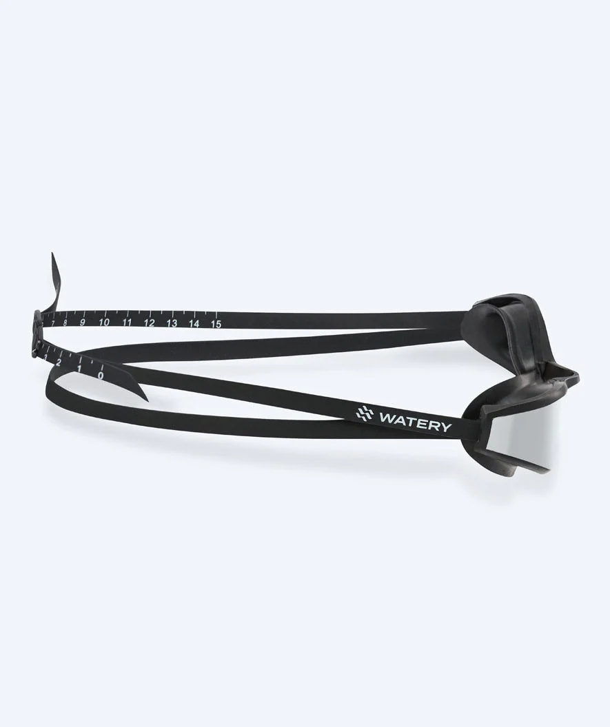 Watery Elite okulary do pływania - Storm Racer Mirror - Czarny/srebrny - Image 6