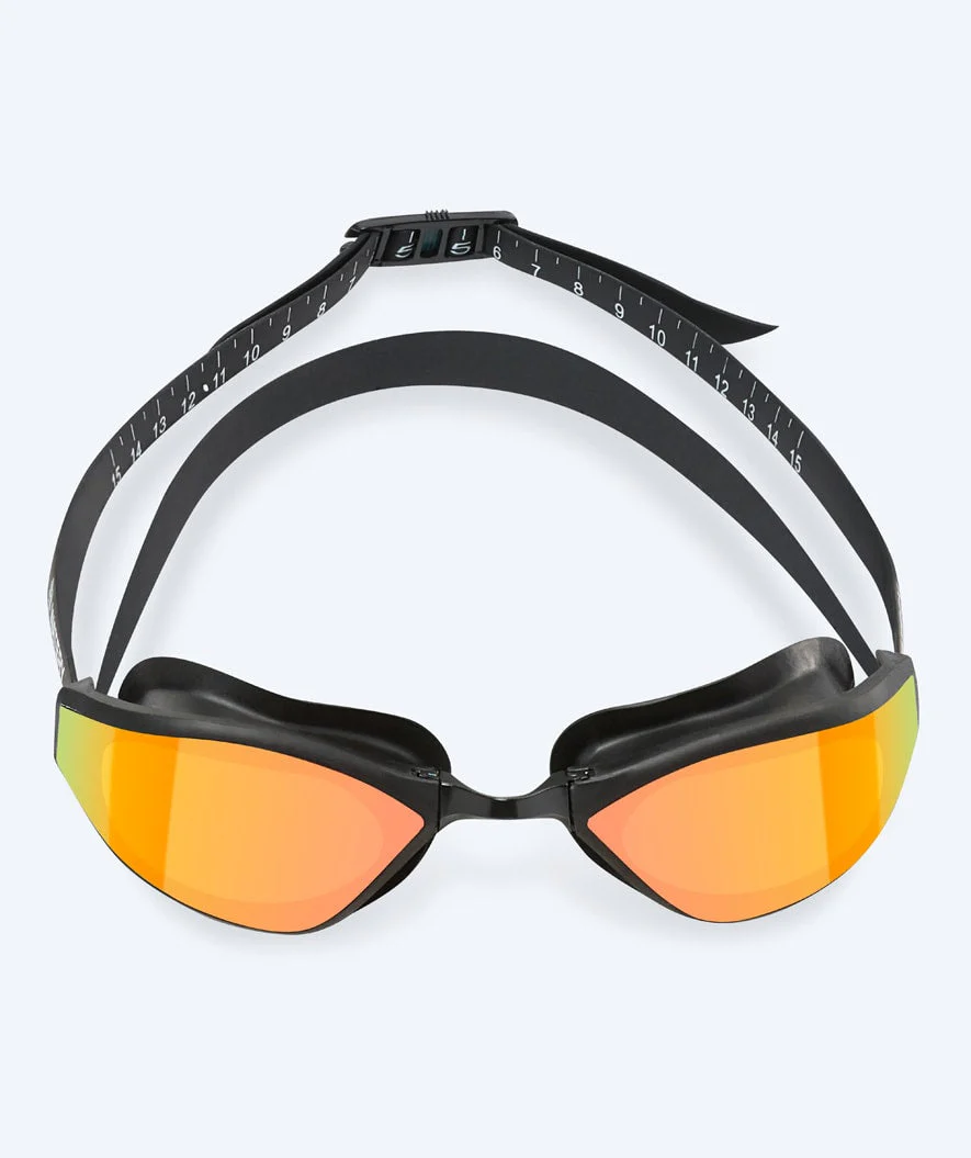 Watery Elite okulary do pływania - Storm Racer Mirror - Czarny/złoty - Image 2