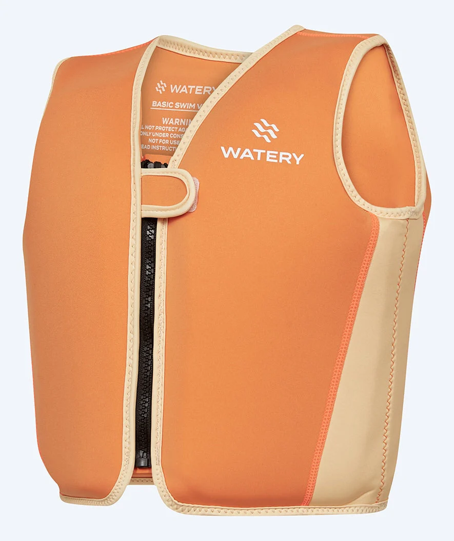 Watery kamizelka do pływania dla dzieci (2-8) - Basic - Pomarańczowy