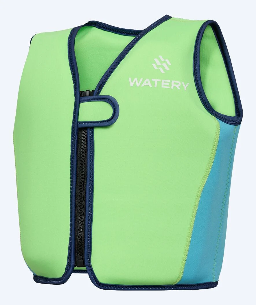 Watery kamizelka do pływania dla dzieci (2-8) - Basic - Zielony