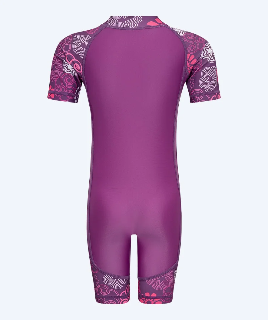Watery kombinezon UV dla dzieci - Athena Kortærmet Rashguard - Fioletowy - Image 2