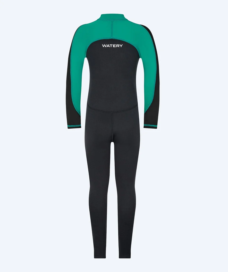 Watery kombinezon UV dla dzieci - Calypso Full-Body - Zielony/czarny - Image 5