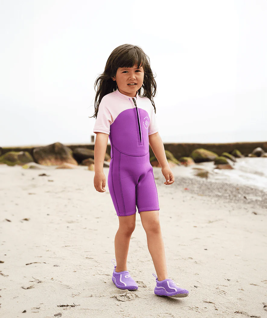 Watery kombinezon UV dla dzieci - Calypso Shorty - Atlantic Purple - Image 4