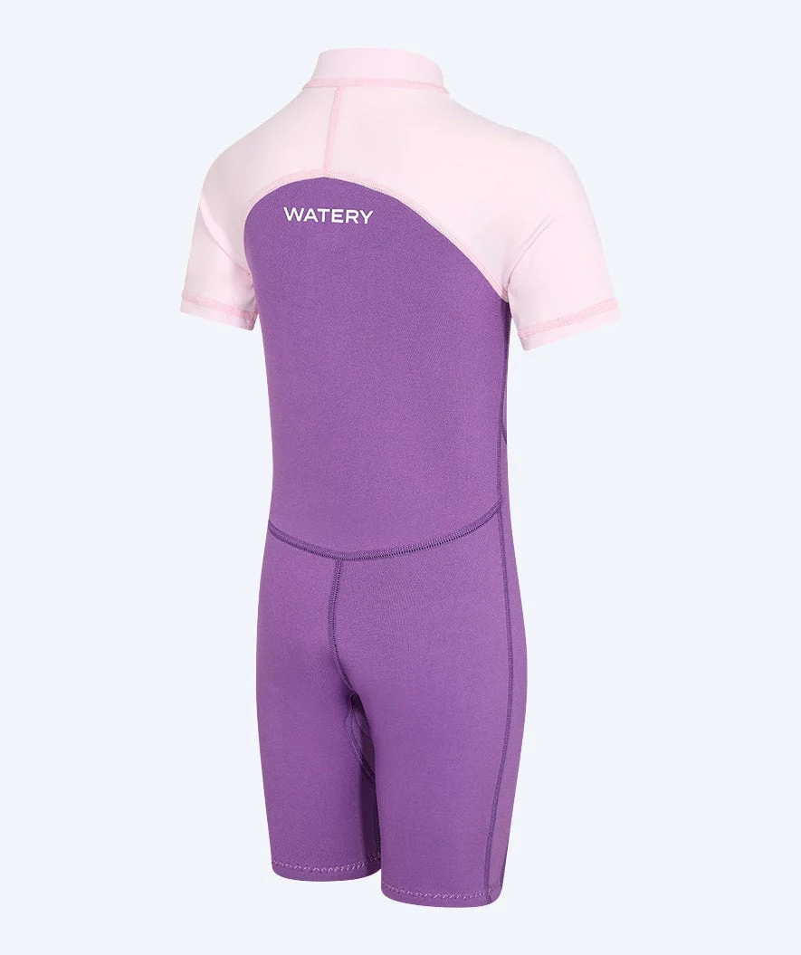 Watery kombinezon UV dla dzieci - Calypso Shorty - Atlantic Purple - Image 6