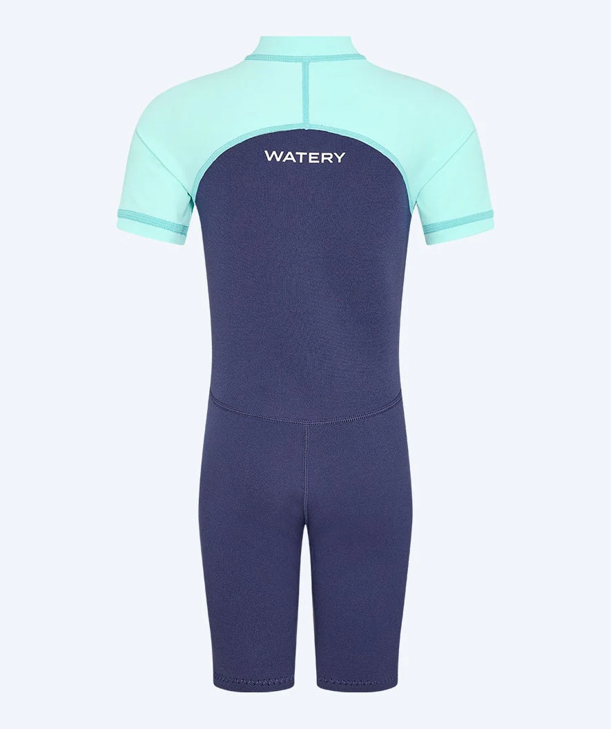Watery kombinezon UV dla dzieci - Calypso Shorty - Atlantic Turquoise - Image 3