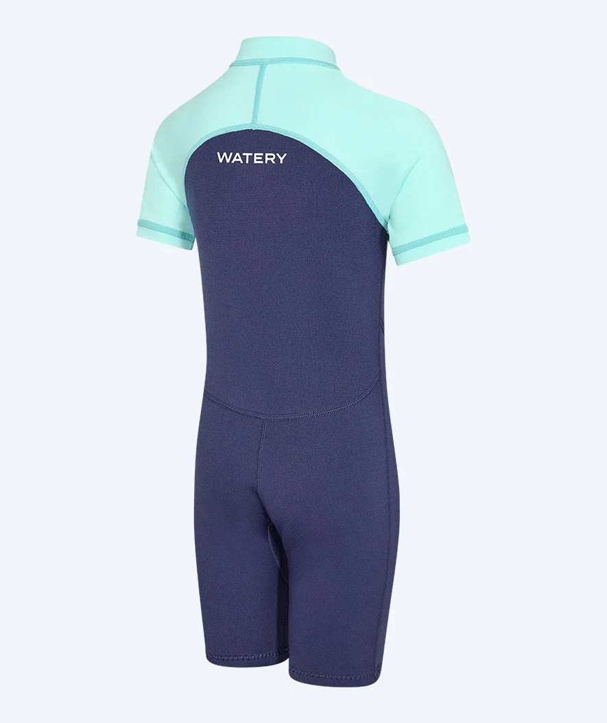 Watery kombinezon UV dla dzieci - Calypso Shorty - Atlantic Turquoise - Image 6