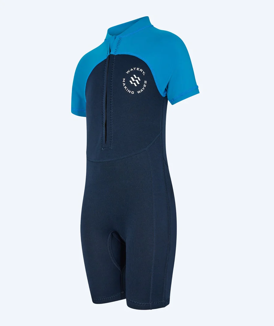 Watery kombinezon UV dla dzieci - Calypso Shorty - Ciemnoniebieski - Image 6