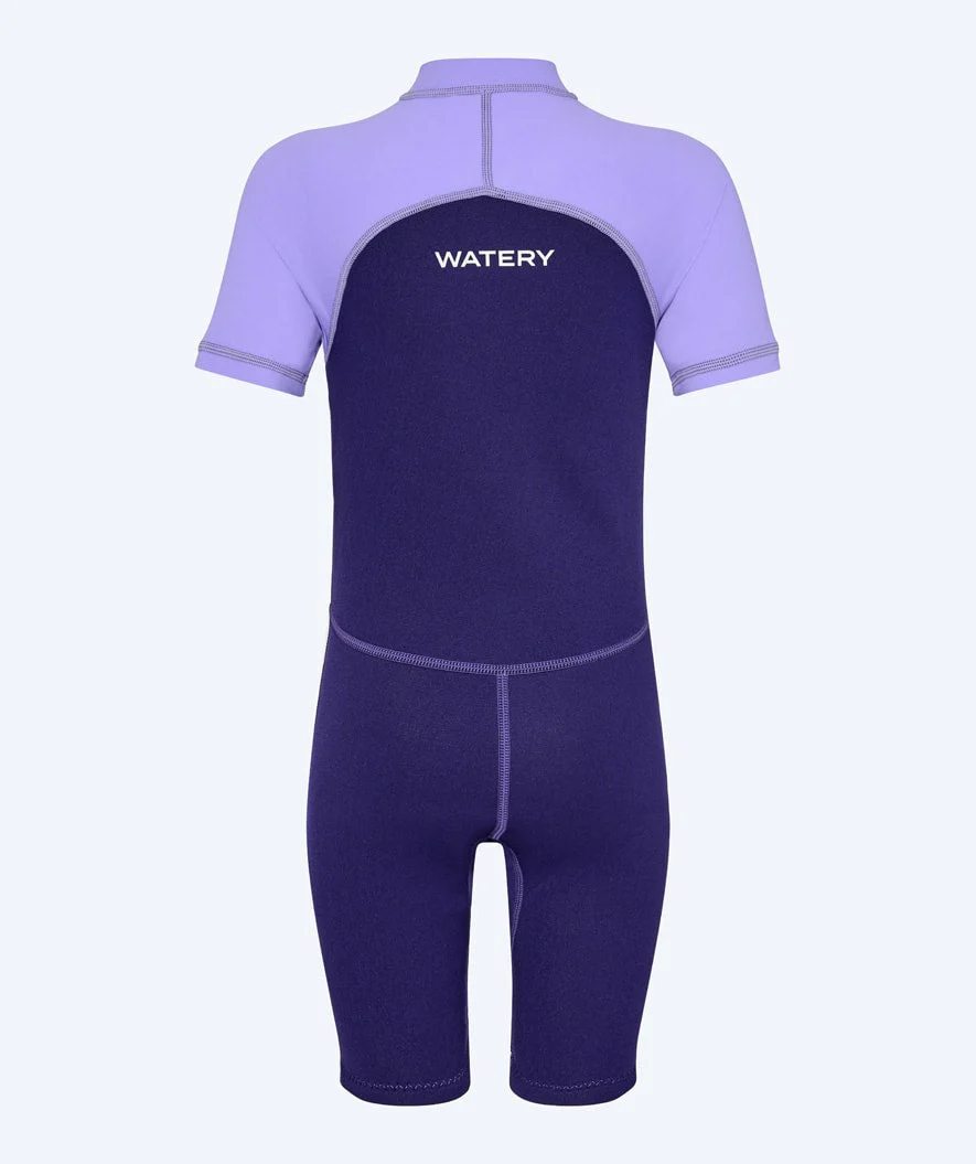 Watery kombinezon UV dla dzieci - Calypso Shorty - Fioletowy - Image 3