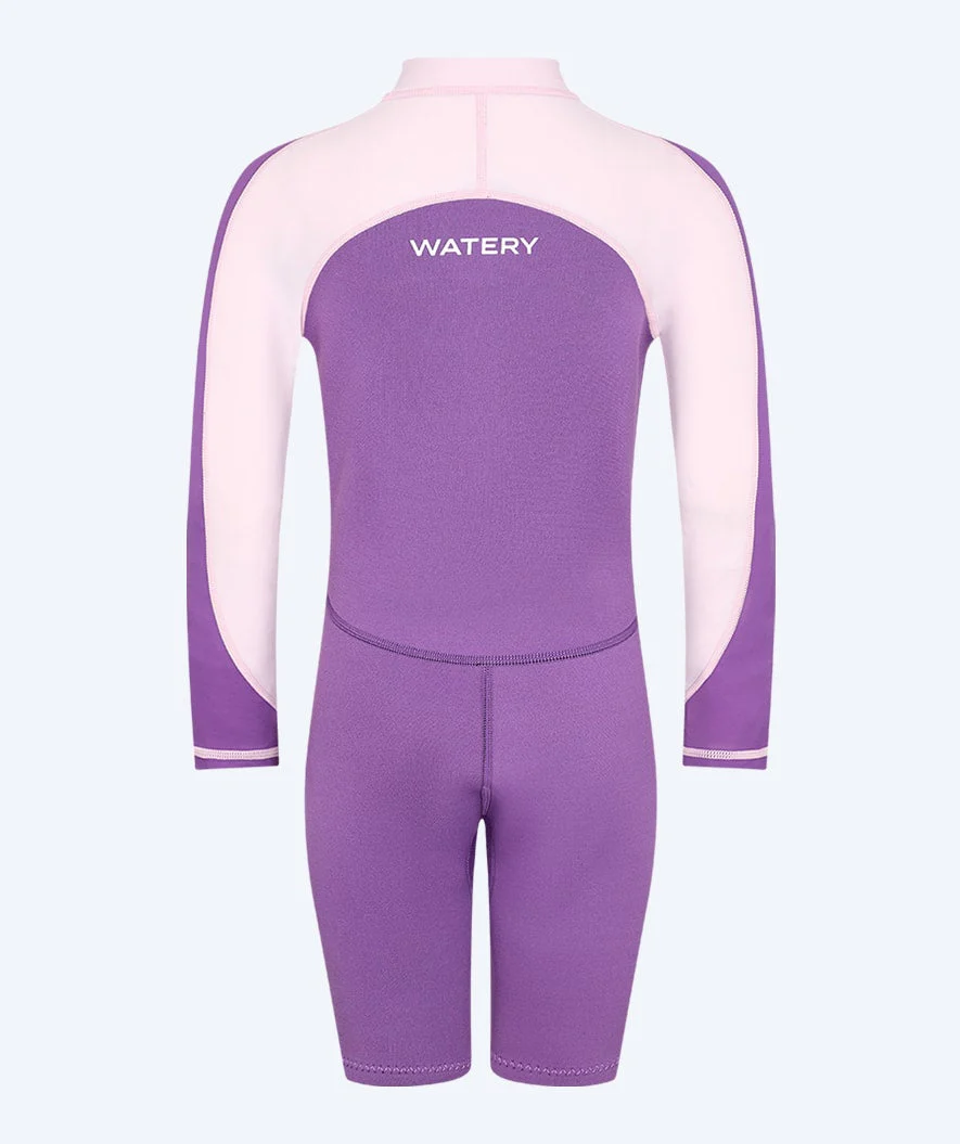 Watery kombinezon UV dla dzieci - Calypso z długimi rękawami - Atlantic Purple - Image 6