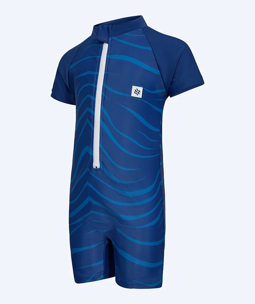 Watery kombinezon UV dla dzieci - Fjord Rashguard z krótkimi rękawami - Ciemnoniebieski - Image 6
