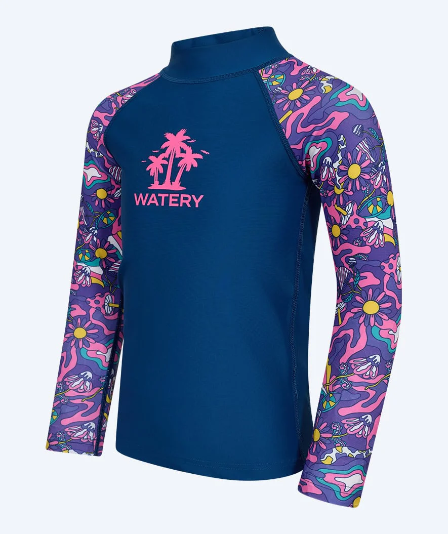 Watery koszulka UV dla dzieci - Osiris Langærmet Rashguard - Wielokolorowy/ciemnoniebieski - Image 7