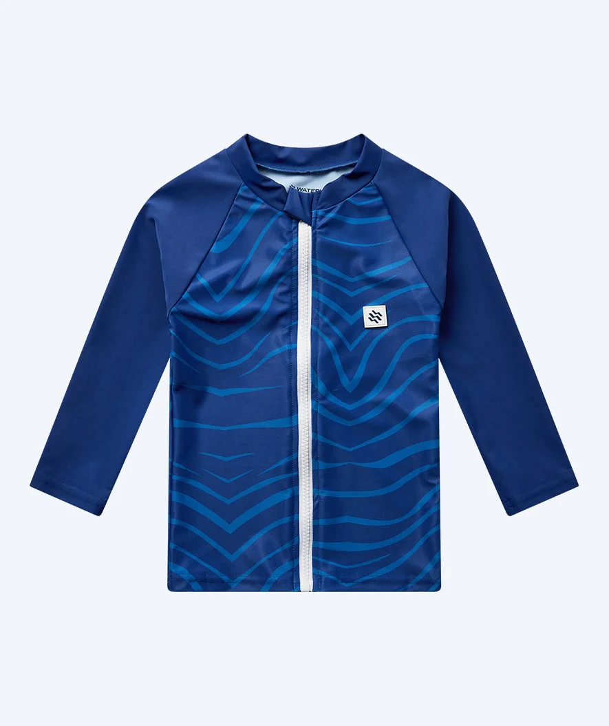 Watery koszulka UV dla dzieci - Fjord Rashguard z długimi rękawami - Ciemnoniebieski - Image 12