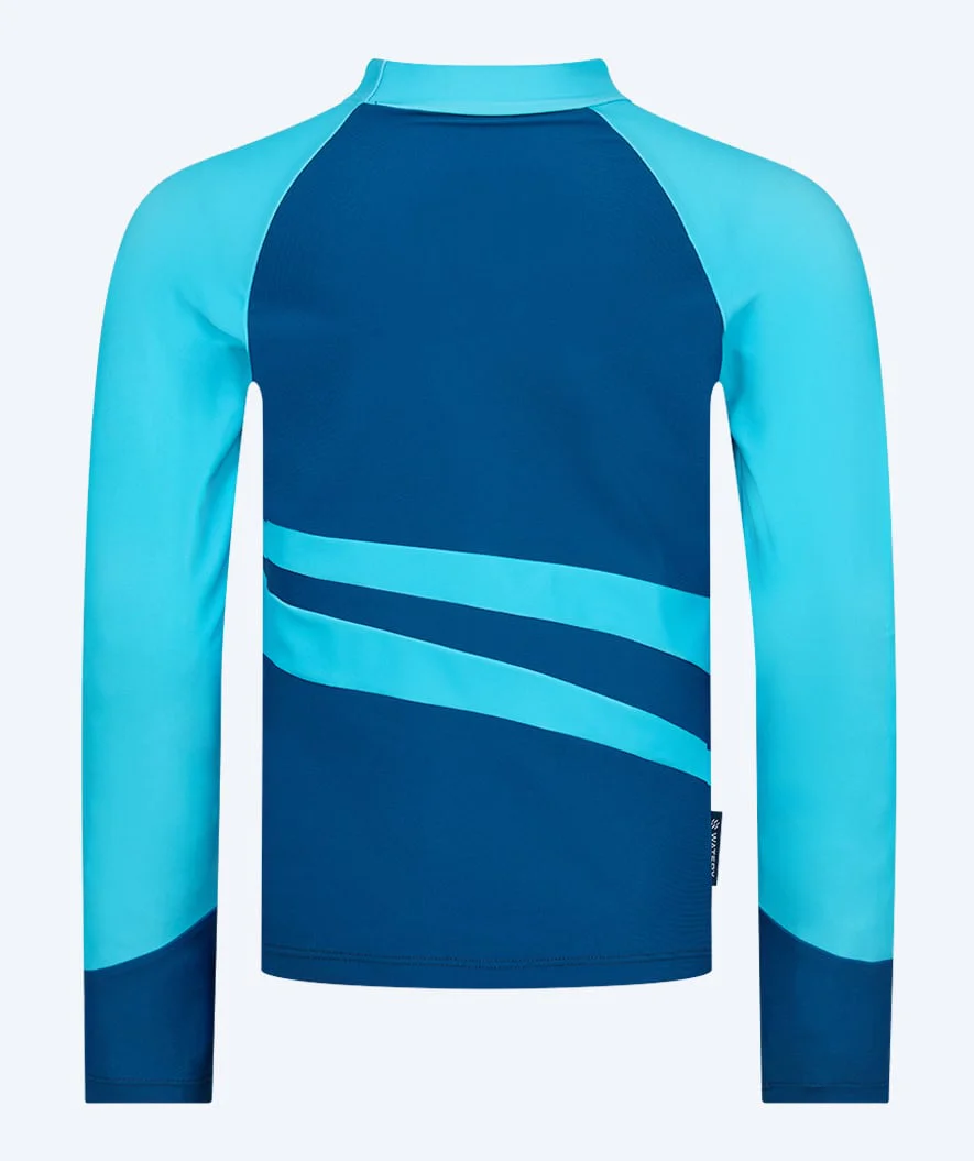 Watery koszulka UV dla dzieci - Manami Rashguard z długimi rękawami - Atlantic Blue - Image 10