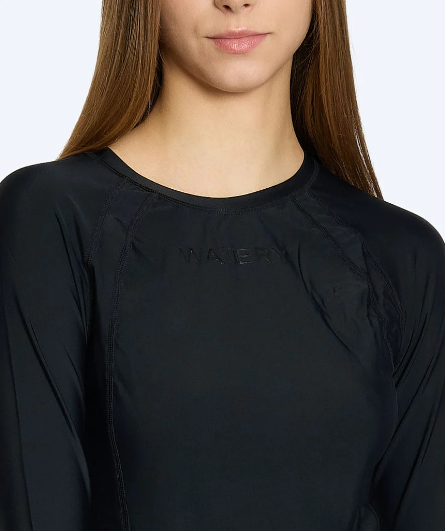 Watery koszulka UV dla kobiet - Remington Rashguard z długim rękawem - Czarna - Image 5