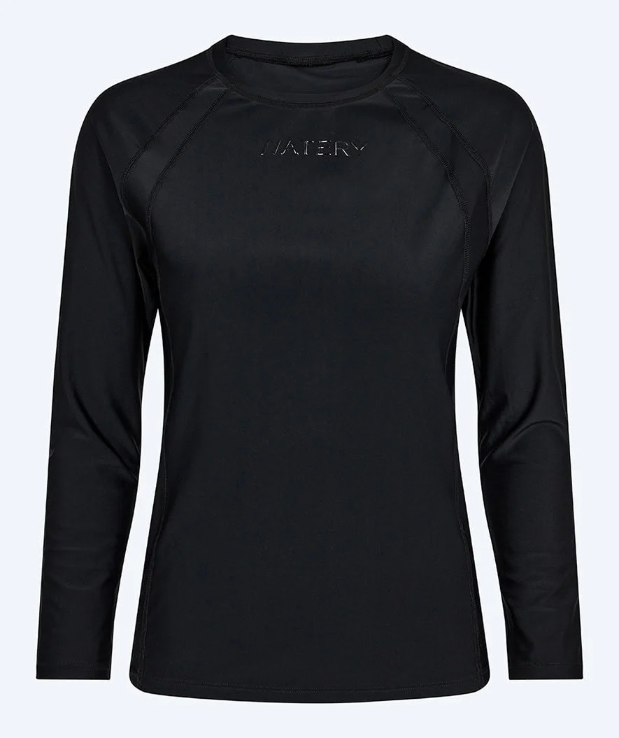 Watery koszulka UV dla kobiet - Remington Rashguard z długim rękawem - Czarna - Image 7