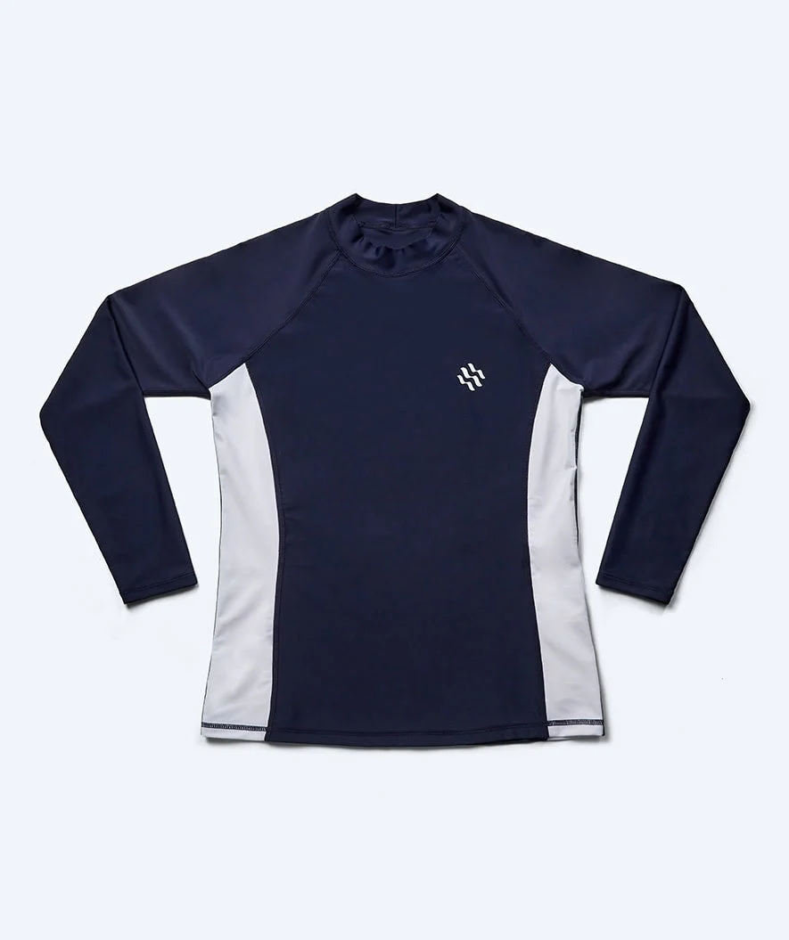Watery koszulka UV dla kobiet - Talcott Rashguard z długimi rękawami - Granatowa/biała - Image 7
