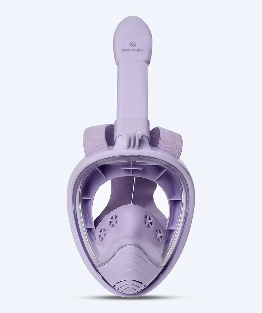 Watery pełnotwarzowa maska do nurkowania dla dzieci - Oxygen - Fioletowy - Image 3