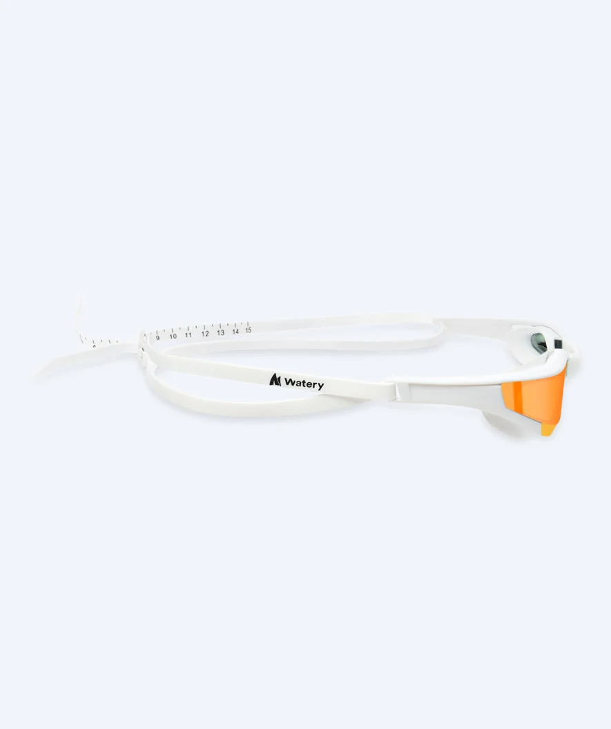 Watery okulary do pływania - Instinct Elite Mirror - Biały/złoty - Image 4