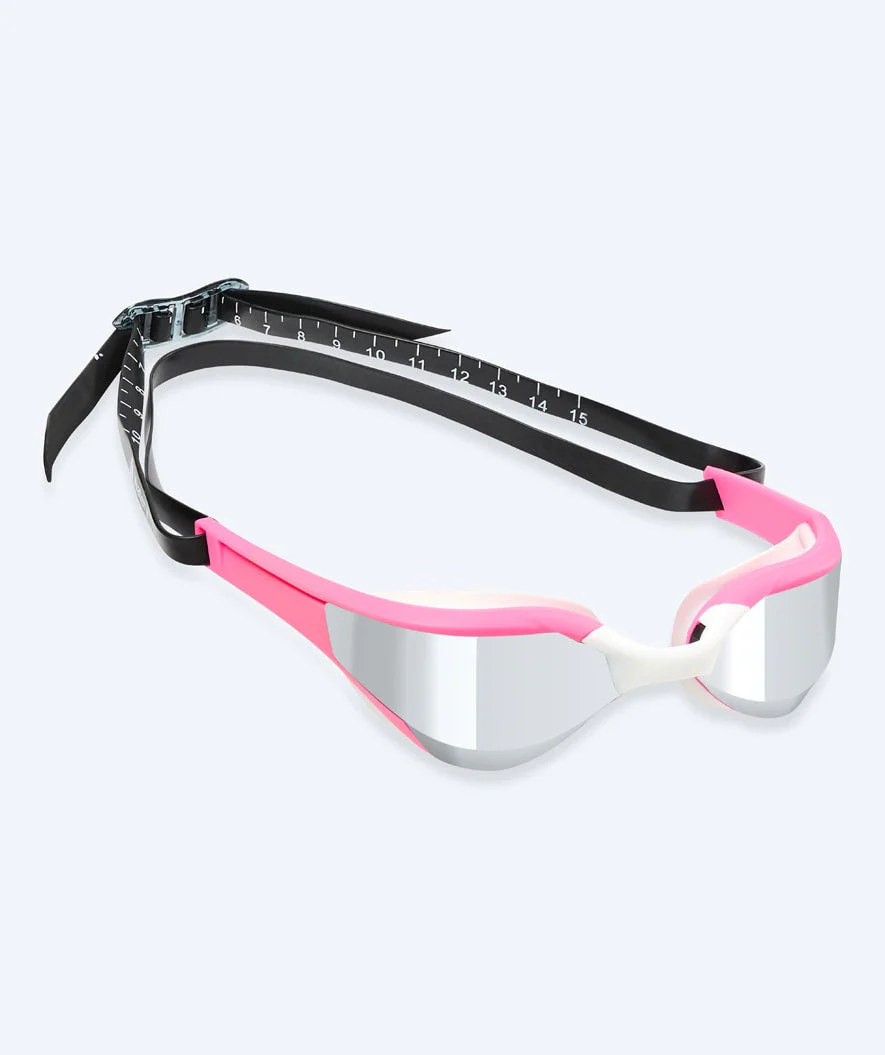 Watery okulary do pływania - Instinct Elite Mirror - Różowy/Srebrny