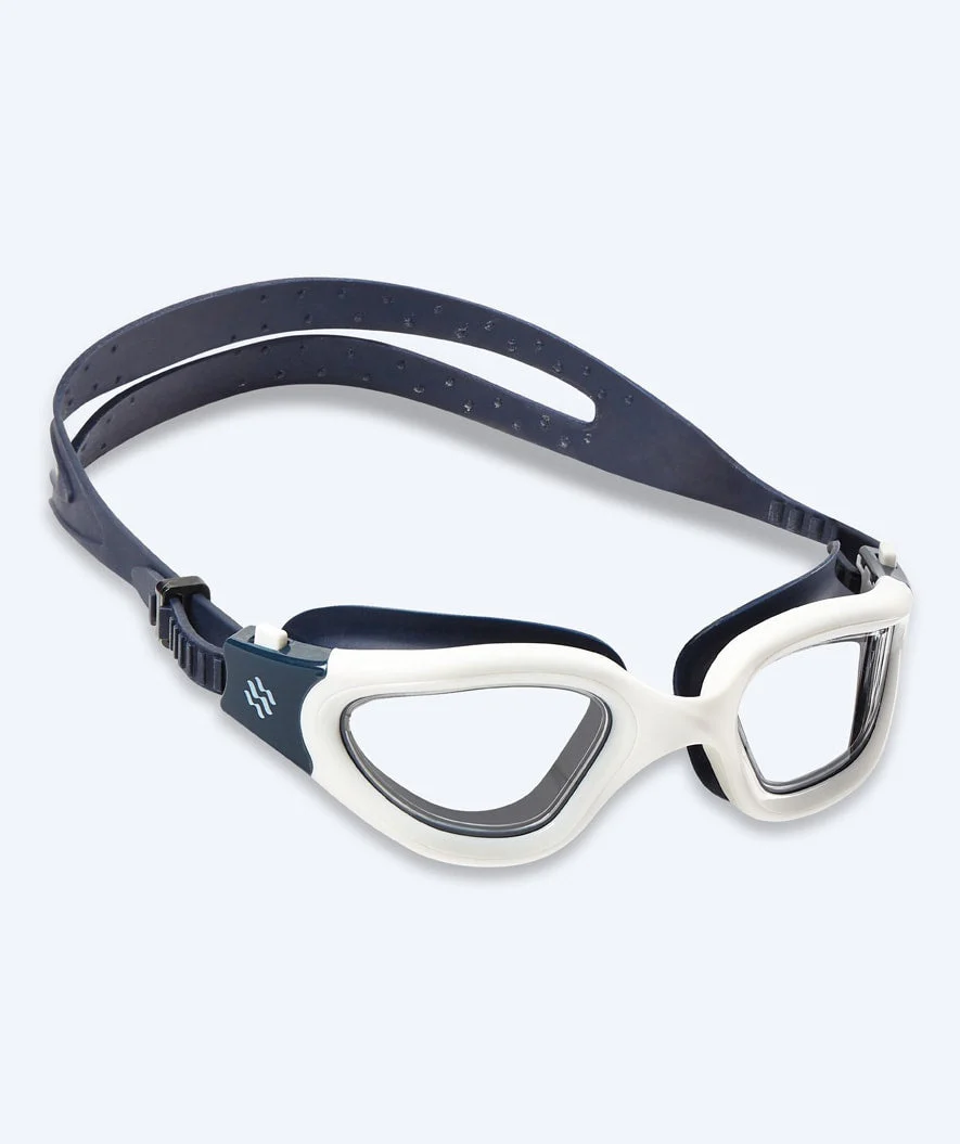 Watery okulary do pływania treningowe - Raven Active - Ciemnoniebieski/przezroczysty