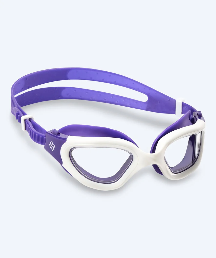 Watery okulary do pływania treningowe - Raven Active - Fioletowy/przezroczysty