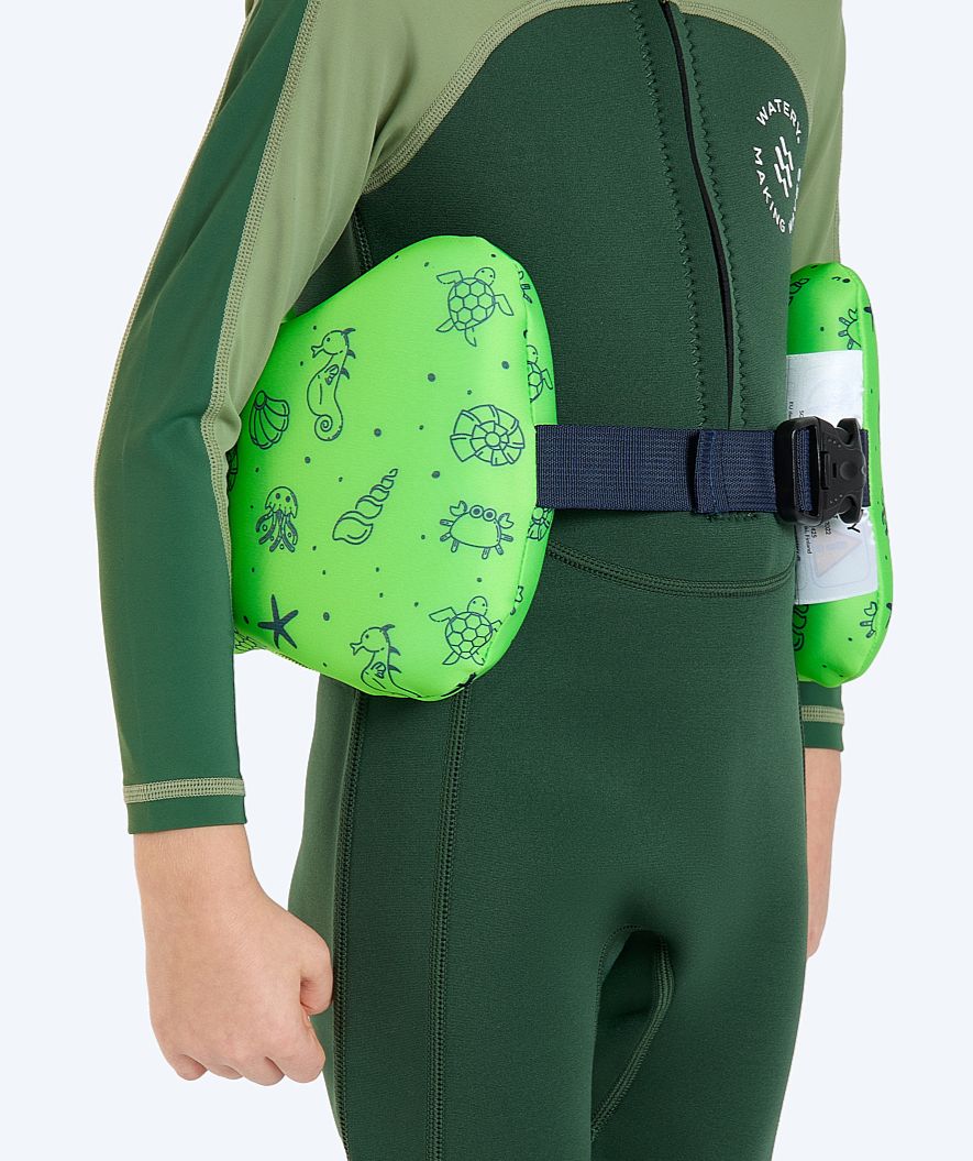 Watery pas do pływania dla dzieci (15-60 kg) - Romney - Atlantic Green - Image 2