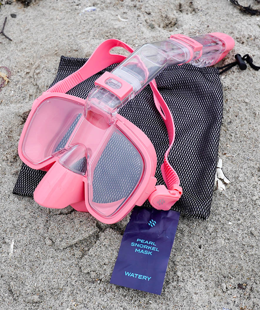 Watery pełnotwarzowa maska do snorkelingu dla dorosłych - Pearl - Różowy - Image 4