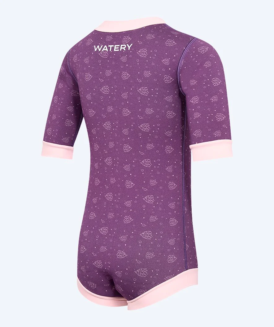 Watery pianka do pływania dla dzieci - Baia Full-Body - Atlantic Purple - Image 4
