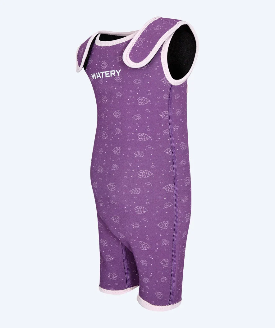 Watery pianka do pływania dla dzieci - Baia Shorty - Atlantic Purple - Image 13