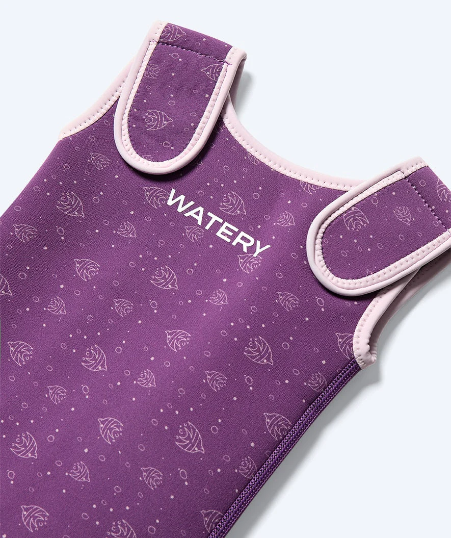 Watery pianka do pływania dla dzieci - Baia Shorty - Atlantic Purple - Image 14