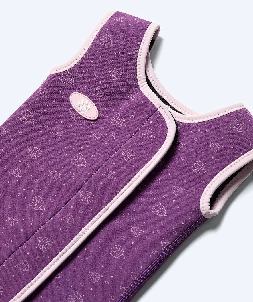 Watery pianka do pływania dla dzieci - Baia Shorty - Atlantic Purple - Image 15