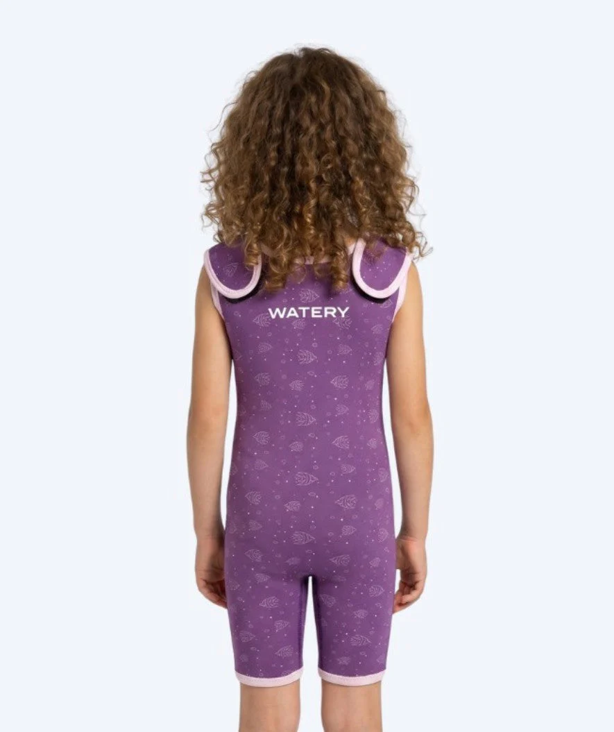 Watery pianka do pływania dla dzieci - Baia Shorty - Atlantic Purple - Image 2