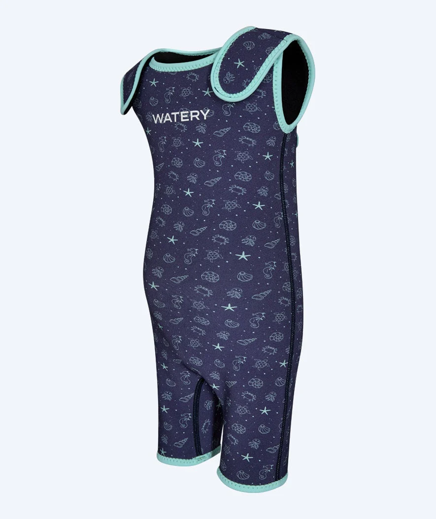 Watery pianka do pływania dla dzieci - Baia Shorty - Atlantic Turquoise - Image 15