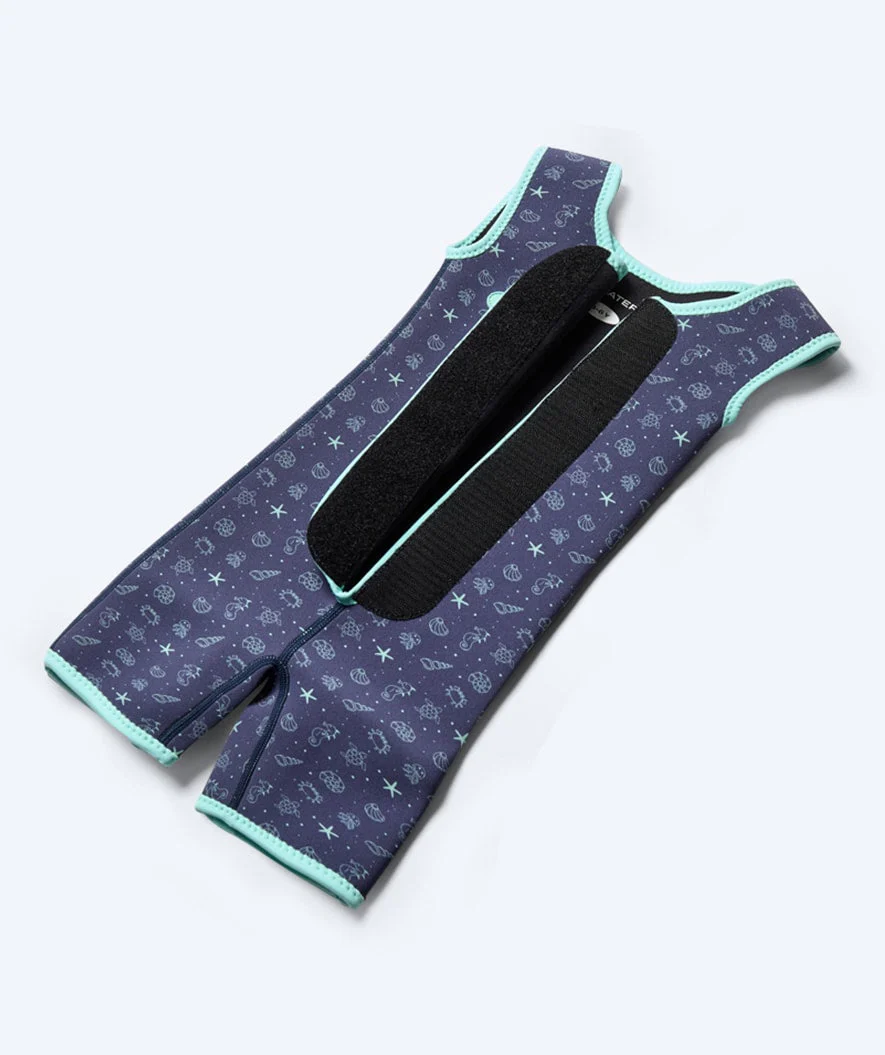 Watery pianka do pływania dla dzieci - Baia Shorty - Atlantic Turquoise - Image 17