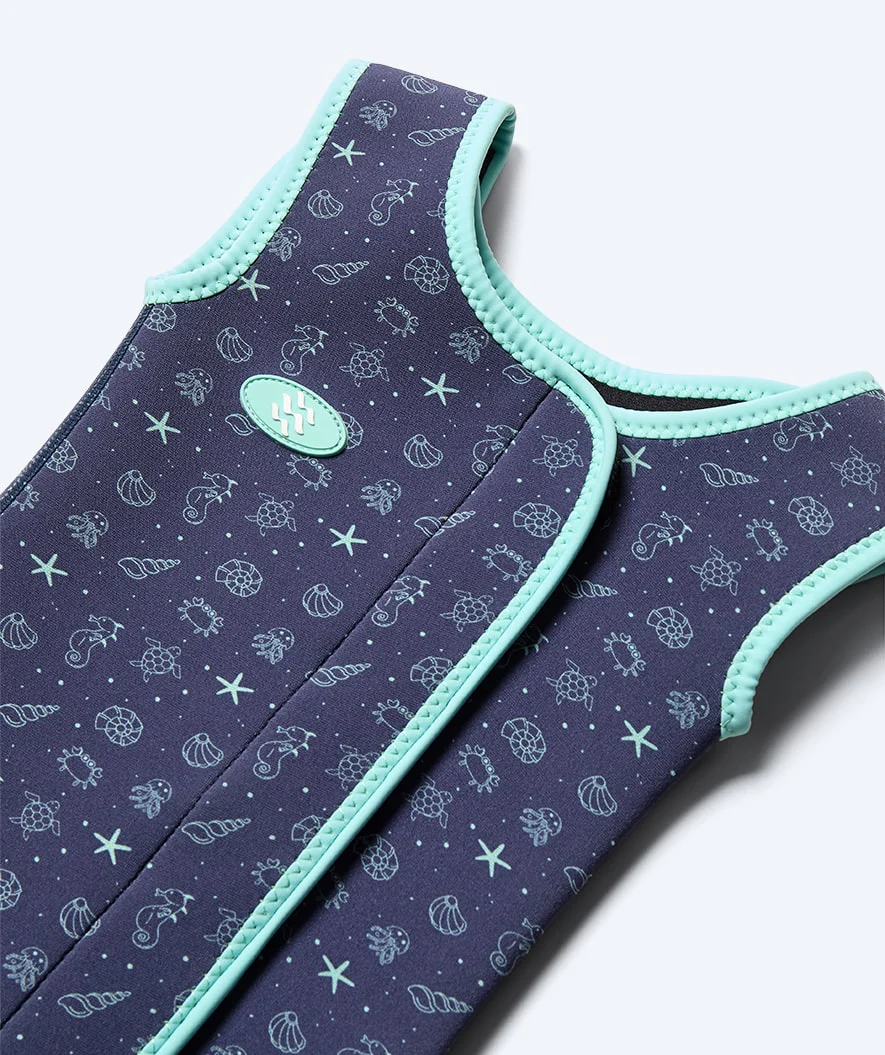Watery pianka do pływania dla dzieci - Baia Shorty - Atlantic Turquoise - Image 18