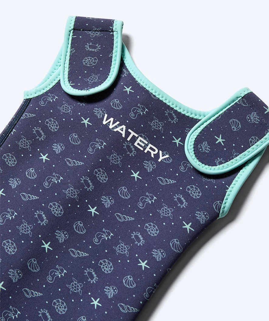 Watery pianka do pływania dla dzieci - Baia Shorty - Atlantic Turquoise - Image 19