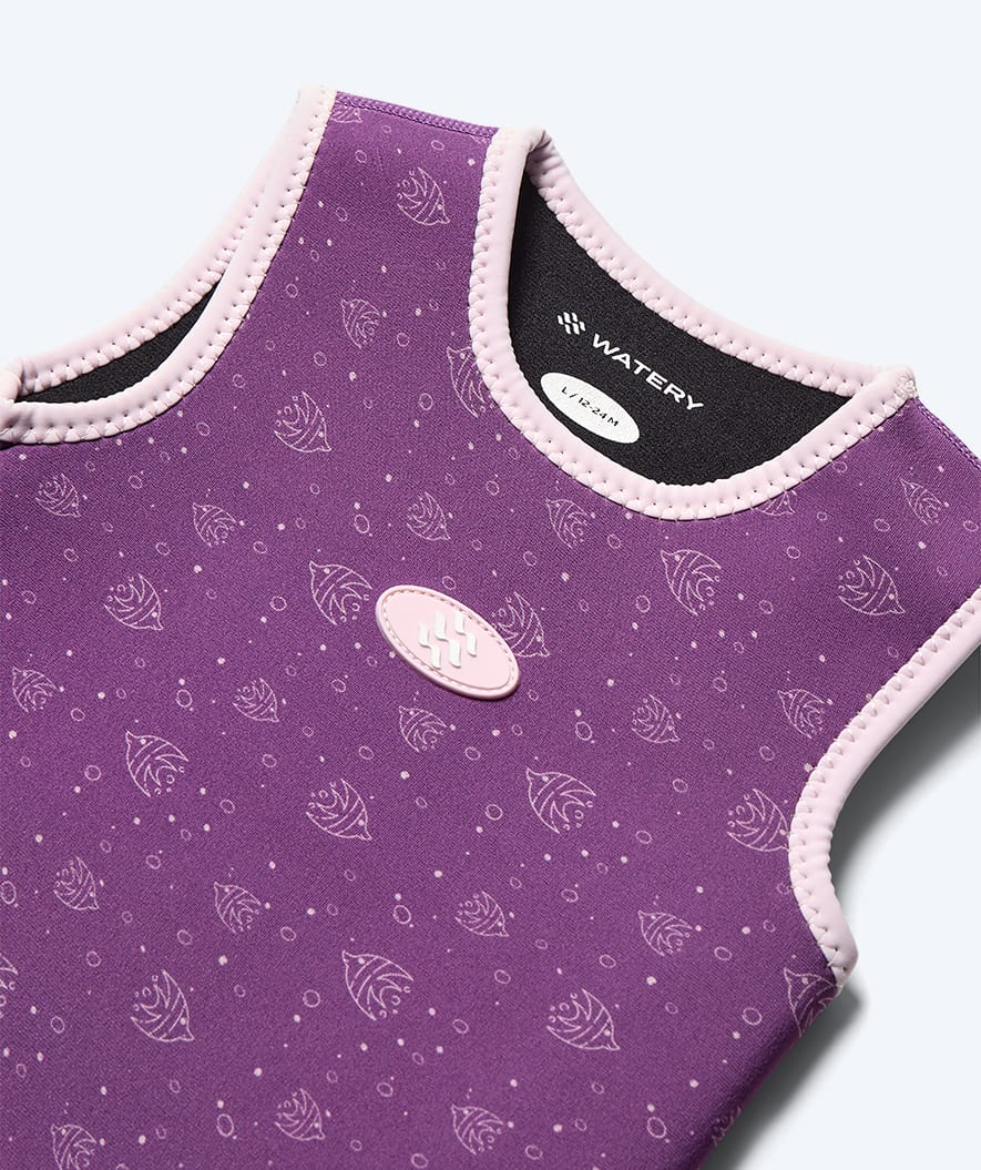 Watery pianka do pływania dla dzieci - Baia Wrap - Atlantic Purple - Image 14