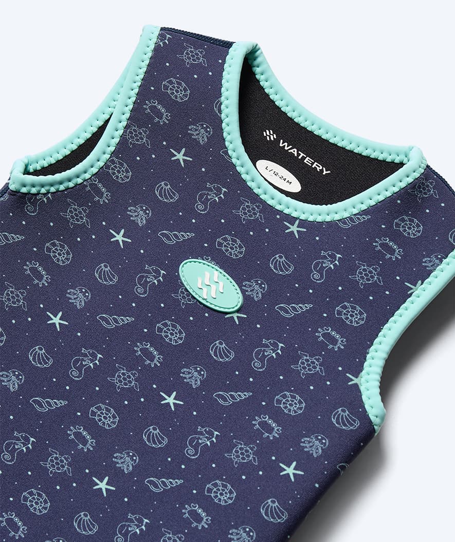 Watery pianka do pływania dla dzieci - Baia Wrap - Atlantic Turquoise - Image 12