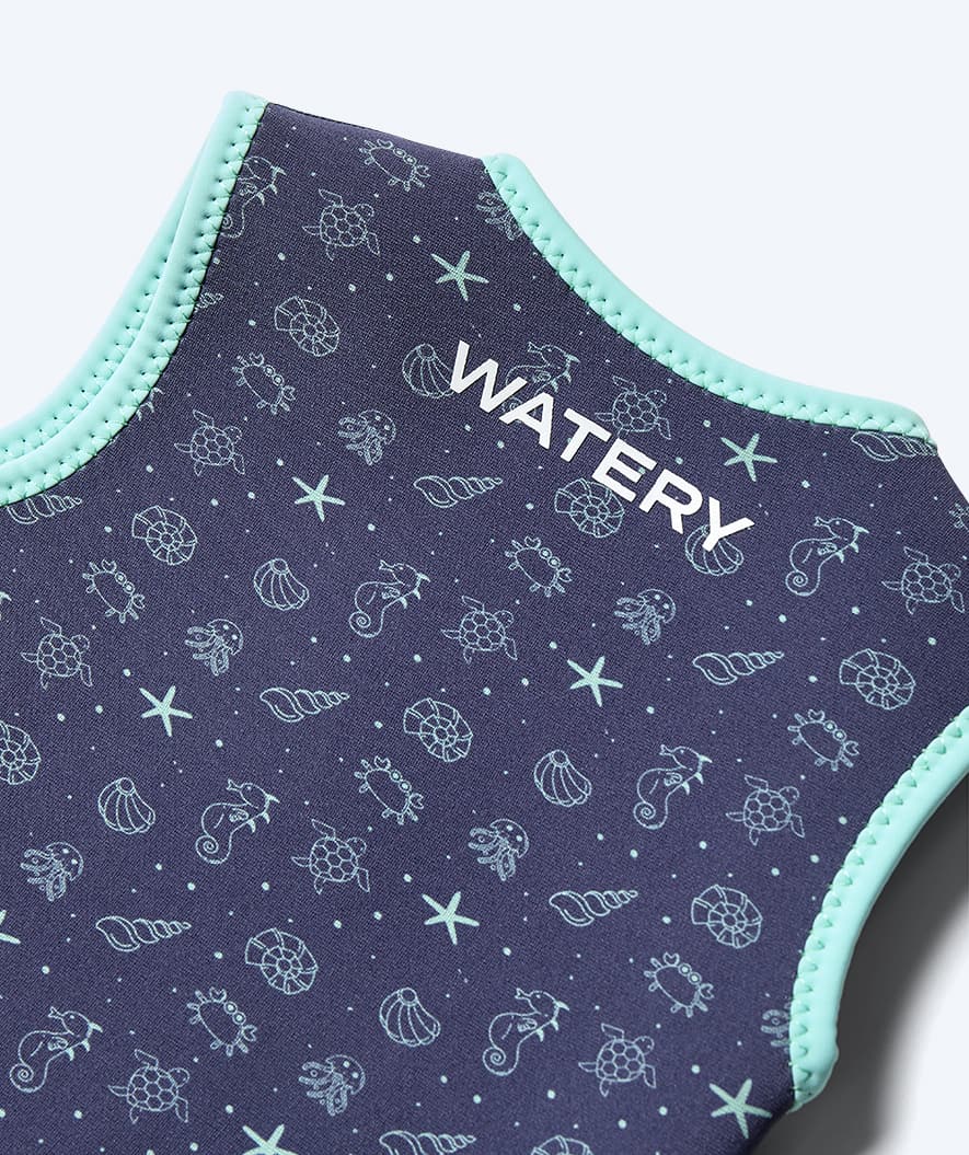 Watery pianka do pływania dla dzieci - Baia Wrap - Atlantic Turquoise - Image 13