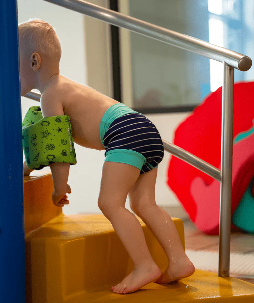 Watery pieluszka do pływania dla dzieci - Neoprene Swim Nappy - Atlantic Orange - Image 11