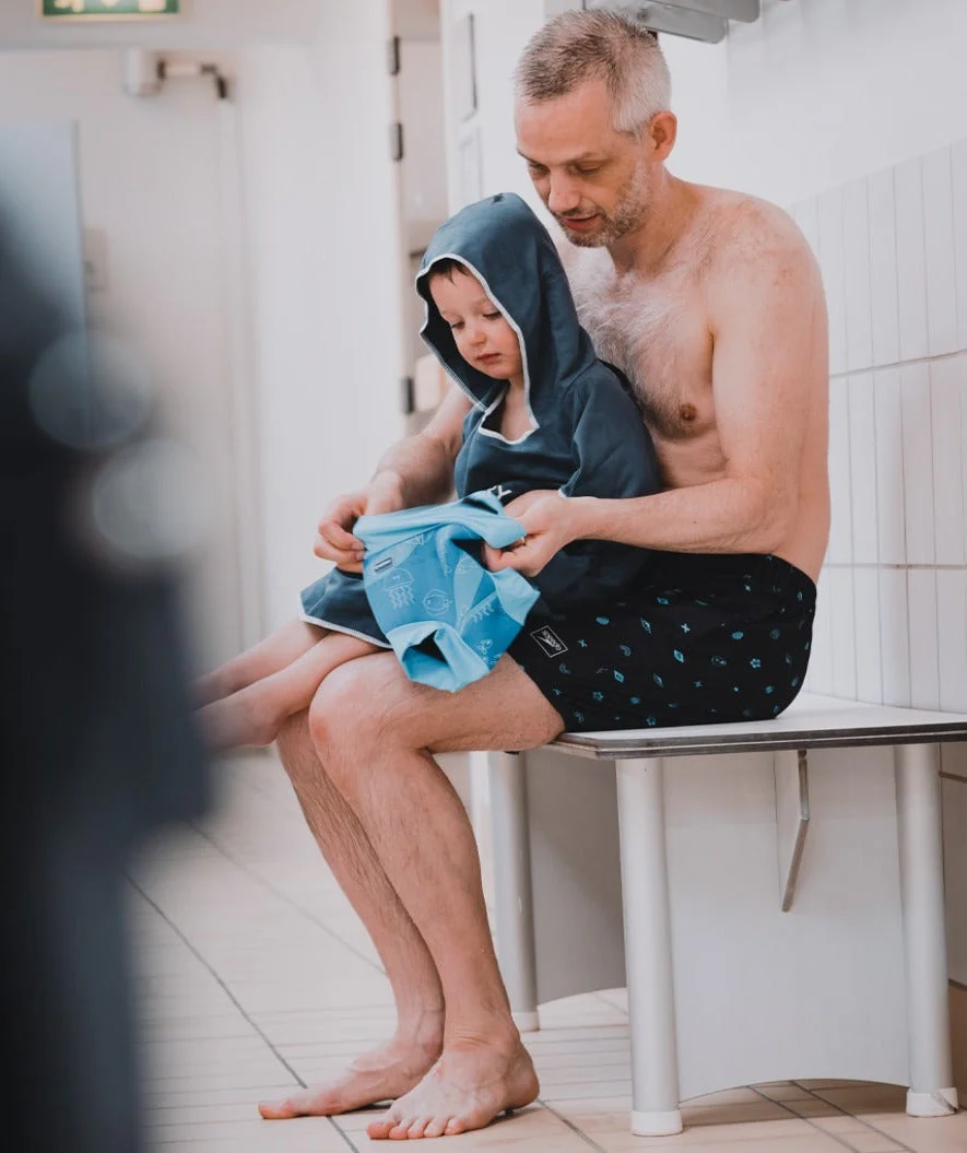 Watery pieluszka do pływania dla dzieci - Neoprene Swim Nappy - Nordic Blue Stripes - Image 12