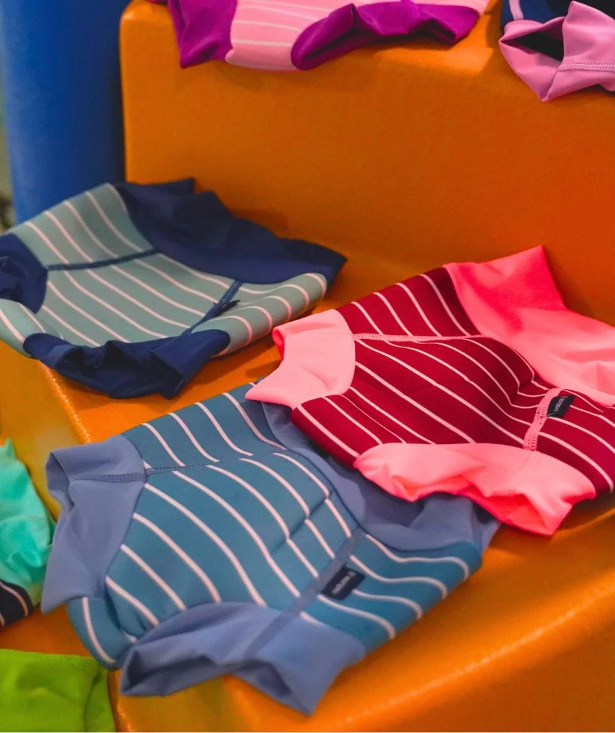 Watery pieluszka do pływania dla dzieci - Neoprene Swim Nappy - Nordic Blue Stripes - Image 8