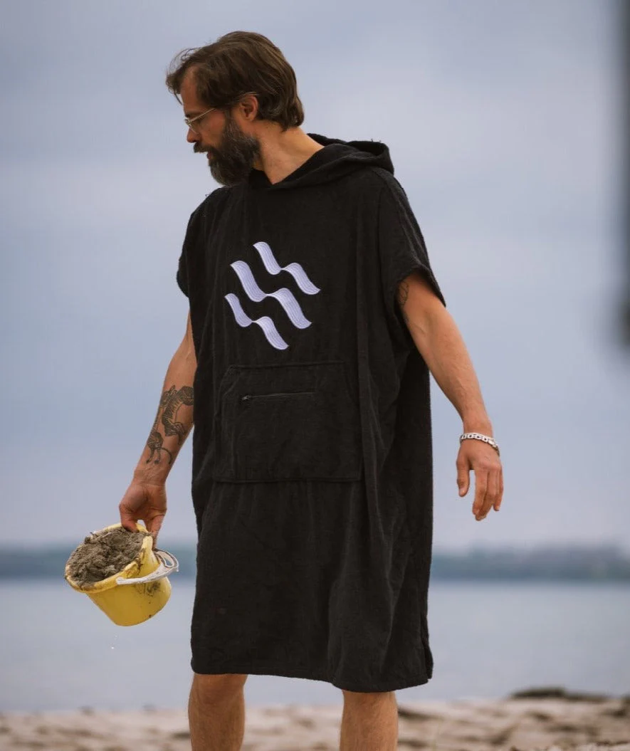 Watery ponczo kąpielowe dla dorosłych - Bawełna - Różowy - Image 18