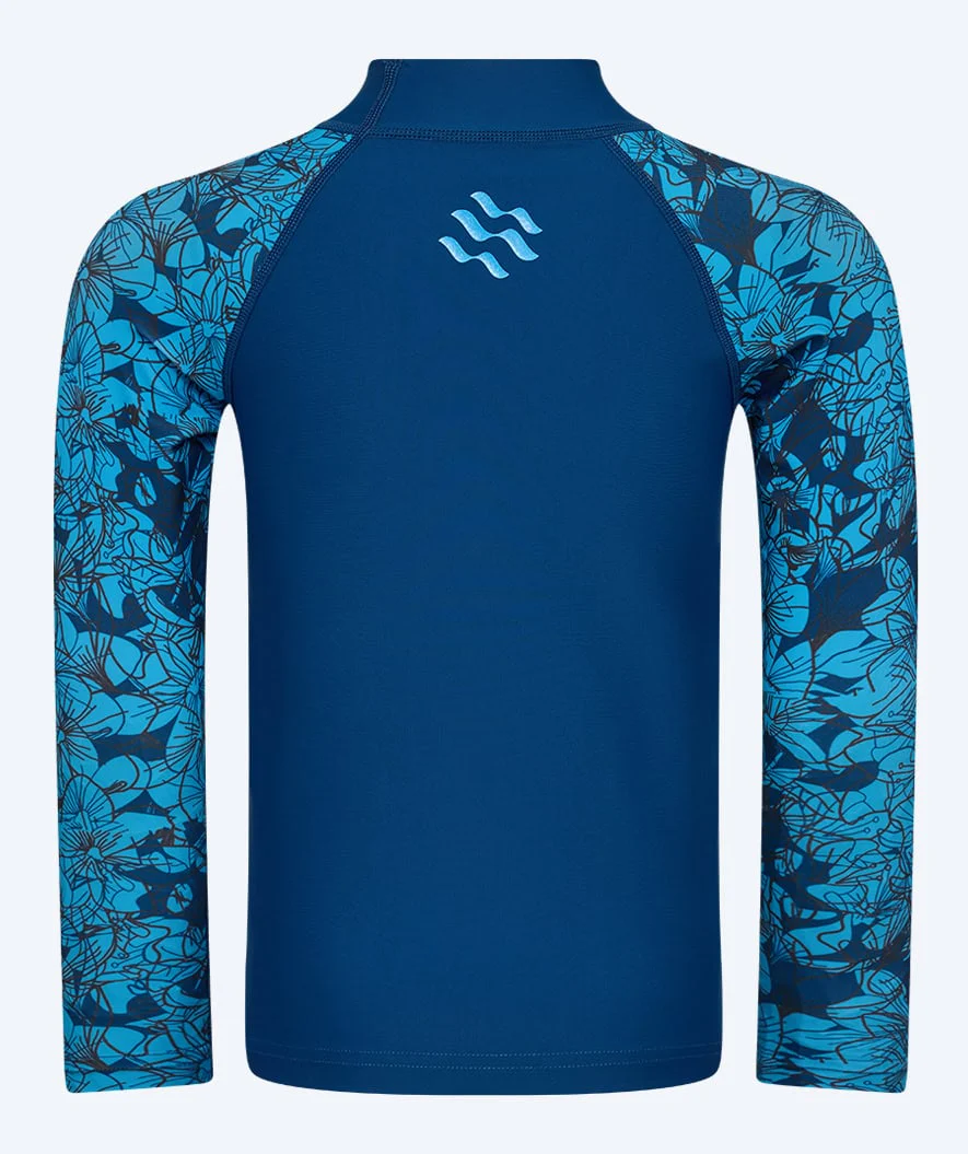 Watery koszulka UV dla dzieci - Katsu Langærmet Rashguard - Niebieski/Ciemnoniebieski - Image 8