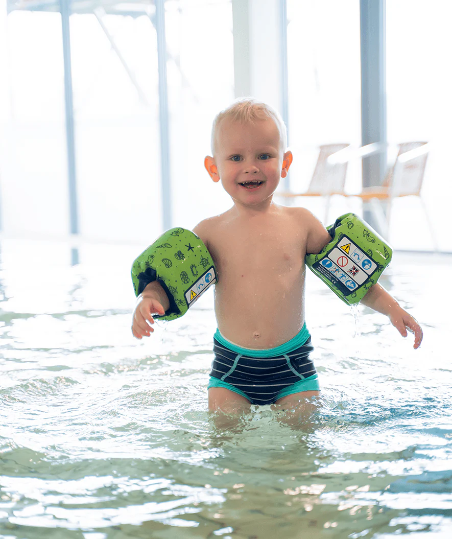 Watery rękawki do pływania dla dzieci - Splashy (11-30kg) - Zielony - Image 4