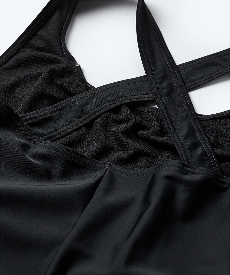 Watery strój kąpielowy dla kobiet plus size - Kaito - Czarny/biały - Image 10