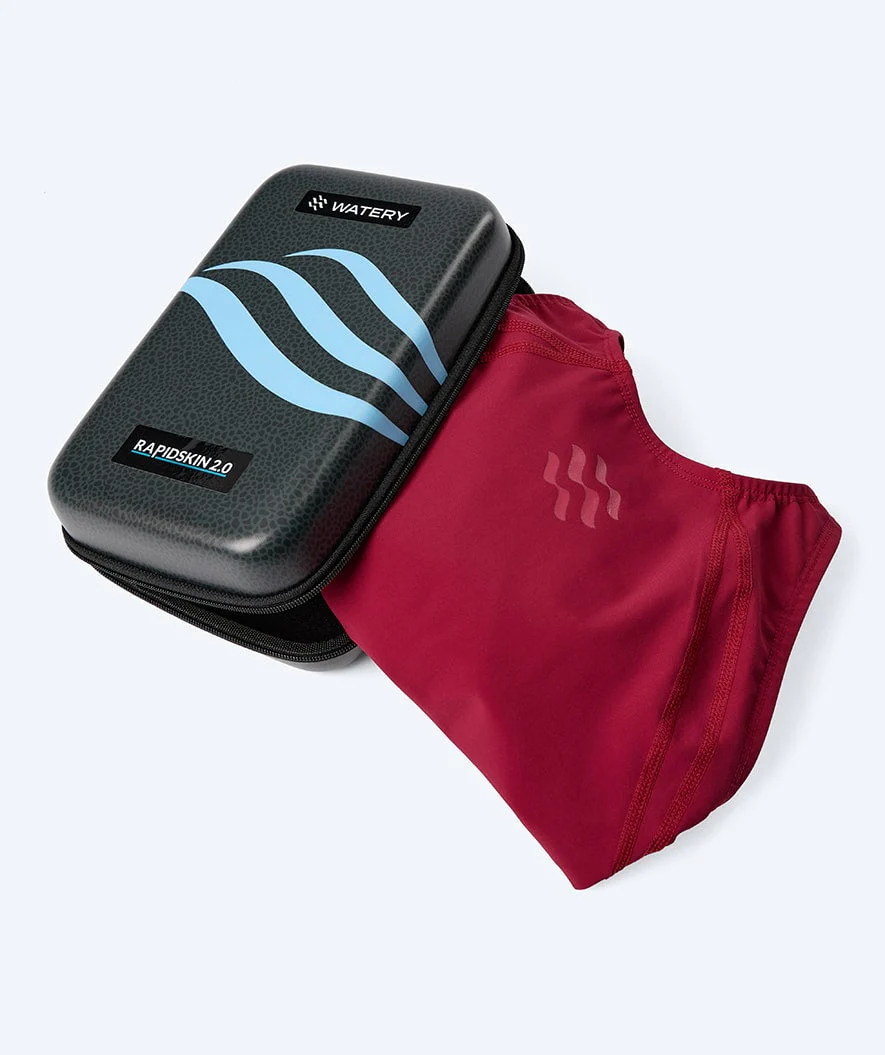 Watery strój kąpielowy na zawody dla dziewczynek - Rapidskin 2.0 - Czerwony - Image 10