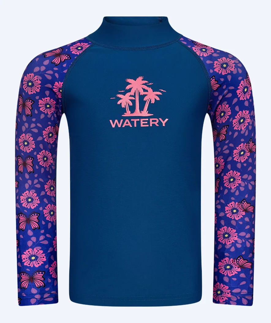 Watery koszulka UV dla dzieci - Osiris Langærmet Rashguard - Fioletowy/Ciemnoniebieski - Image 3