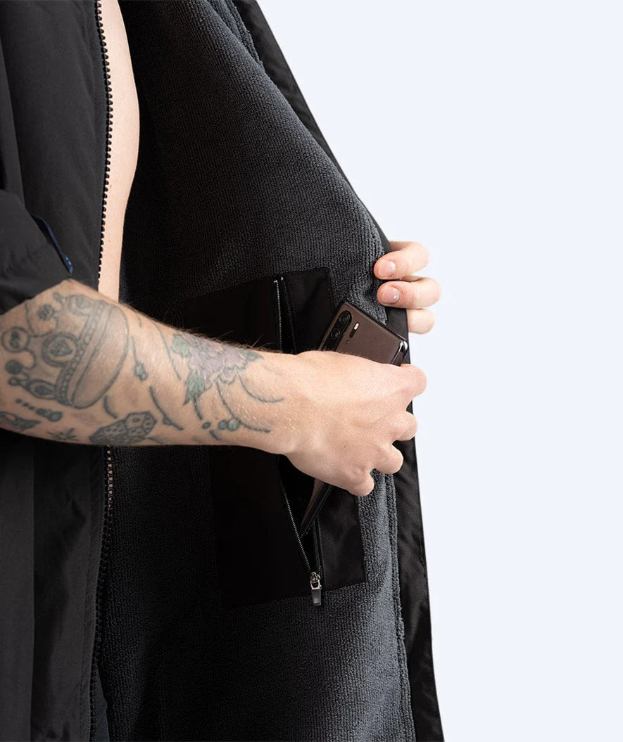 Watery Surf poncho - Wodoodporny - Czarny - Image 14