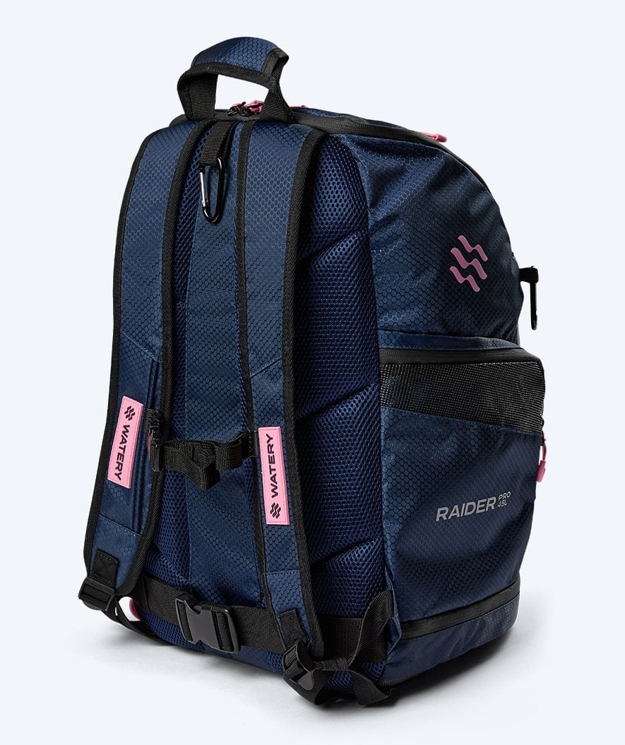 Watery torba pływacka - Raider Pro 45L - Fioletowy/jasnoróżowy - Image 2